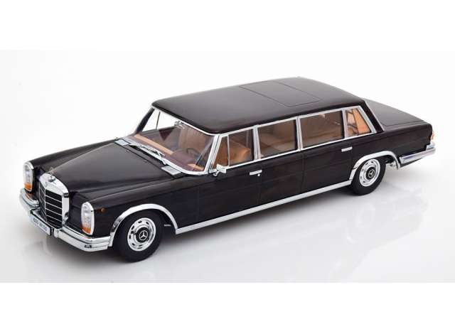 1964 Mercedes Benz 600 LWB W100 プルマン ブラックミニカー/ KK - Scale1/18