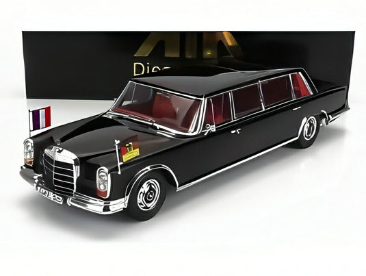 【予約】MERCEDES BENZ Sクラス 600 プルマン W100 1964 ブラック/ KK-SCALE 1/18 ミニカー