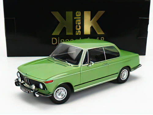 【予約】5月以降発売予定BMW  L2002 Tii 2-SERIES 1974 - GREEN MET /KK-SCALE 1/18ミニカー