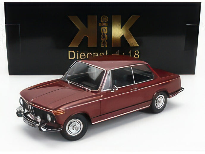 BMW L2002 Tii 2SERIES 1974 DARK RED/KK-SCALE 1/18ミニカー