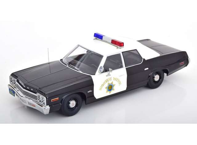 1974 Dodge Monaco California Highway Patrol, white/black/KK-SCALE 1/18ミニカー