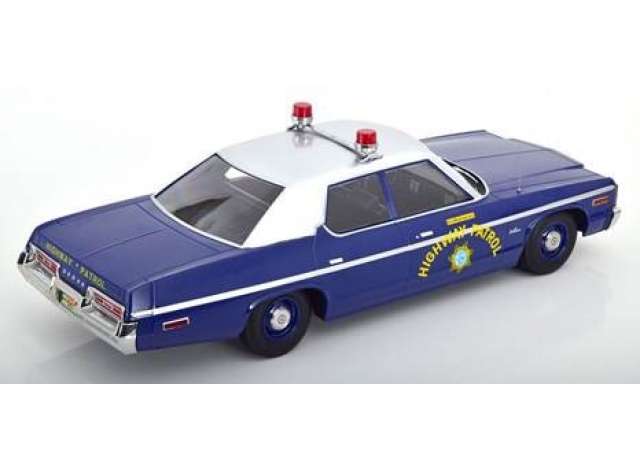 ギャラリービューアに画像をロードする, 1974 Dodge Monaco Nevada Highway Patrol, blue/silver/KK-SCALE 1/18ミニカー
