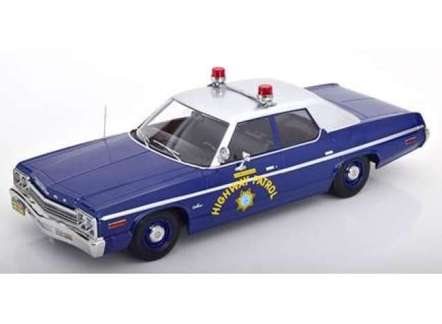 ギャラリービューアに画像をロードする, 1974 Dodge Monaco Nevada Highway Patrol, blue/silver/KK-SCALE 1/18ミニカー
