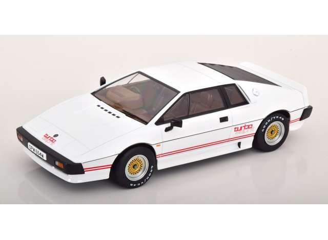 ギャラリービューアに画像をロードする, 1981 Lotus Esprit Turbo Movie Version, white/red/KK-SCALE 1/18ミニカー
