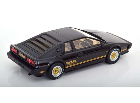 1981 Lotus Esprit Turbo Essex, black/gold/KK-SCALE 1/18ミニカー