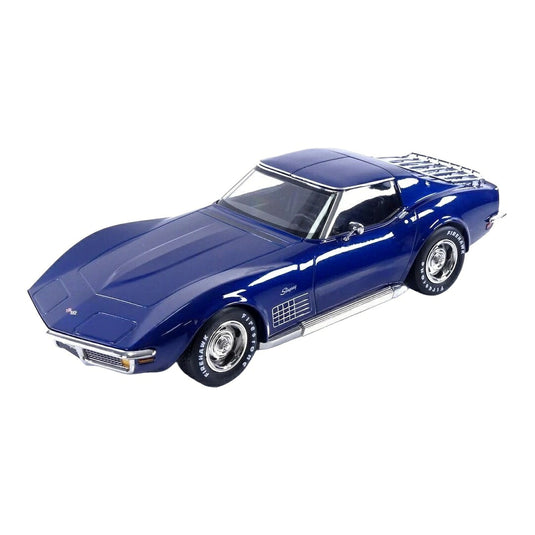 シボレー コルベット C3 スティングレイ 1972 ブルー / KK Scale 1/18 ミニカー