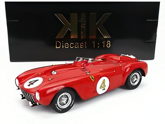 【予約】FERRARI 375 PLUS スパイダー TEAM SCUDERIA FERRARI #4 ルマン24時間 優勝 1954 Trintignant/Gonzales レッド/ KK-SCALE 1/18 ミニカー