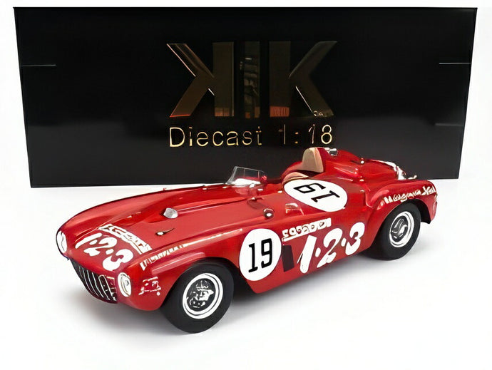 【予約】FERRARI 375 プラス スパイダー No.19 1954 カレラパナメリカーナ 優勝 U.マグリオーリ レッド/ KK-SCALE 1/18 ミニカー