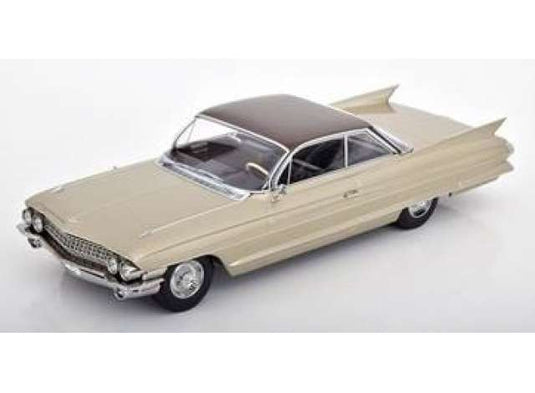 1961 Cadillac Series 62 Coupe DeVille, beige metallic/KK-SCALE 1/18ミニカー