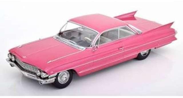 1961 キャデラック Series 62 クーペ DeVille ピンクメタリック/ KK - Scale  1/18 ミニカー