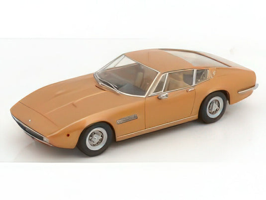 【予約】2025年発売予定MASERATI - GHIBLI COUPE 1969 - GOLD MET/KK-SCALE 1/18ミニカー