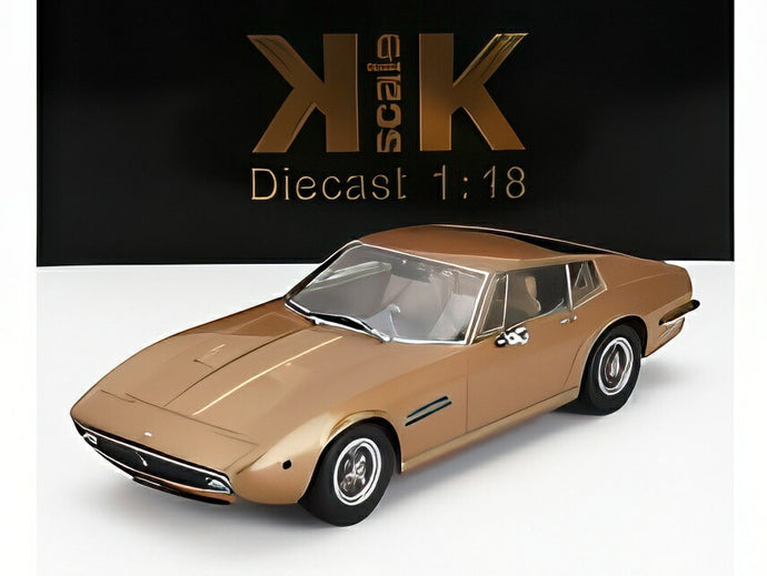 MASERATI ギブリ クーペ 1969 ゴールドメタリック/ KK-SCALE 1/18 ミニカー