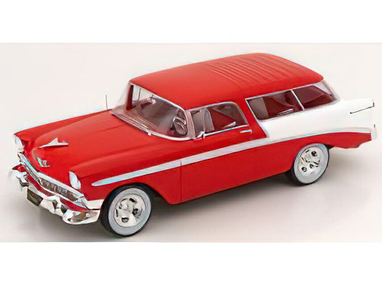 【予約】7月以降発売予定CHEVROLET  BEL AIR NOMAD SW STATION WAGON CUSTOM 1956  RED WHITE/KK-SCALE 1/18ミニカー