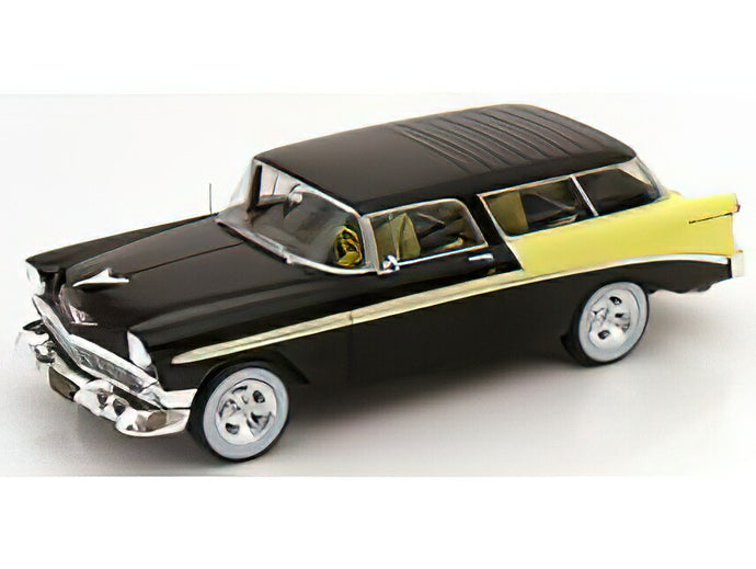 【予約】7月以降発売予定CHEVROLET  BEL AIR NOMAD SW STATION WAGON CUSTOM 1956  BLACK YELLOW/KK-SCALE 1/18ミニカー