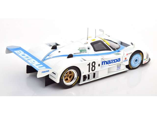 ギャラリービューアに画像をロードする, 1991 Mazda 787B #18 Le Mans, white/blue/KK-SCALE 1/18ミニカー
