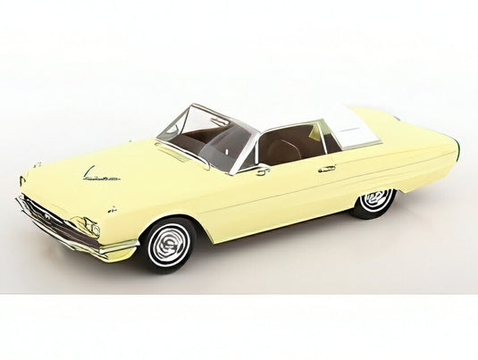 【予約】2026年発売予定FORD USA サンダーバード カブリオレ ハードトップ 1966 イエロー/ホワイト/ KK-SCALE 1/18 ミニカー