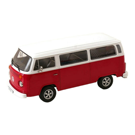 VWフォルクスワーゲン T2b 1972 Fuchsフックス rims redレッド whiteホワイト / KK-SCALE 1/18 ミニカー