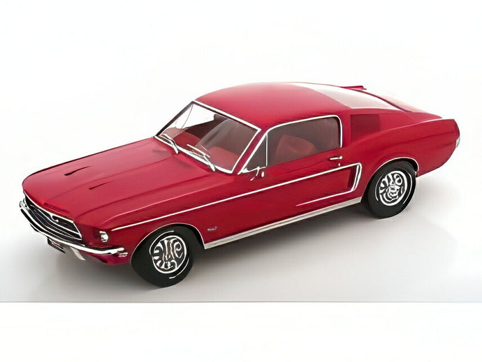 【予約】2025年発売予定FORD マスタング GT ファストバック クーペ 1968 レッド/ KK-SCALE 1/18 ミニカー
