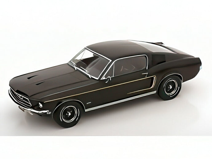 【予約】2025年発売予定FORD マスタング GT ファストバック クーペ 1968 ブラック/ KK-SCALE 1/18 ミニカー