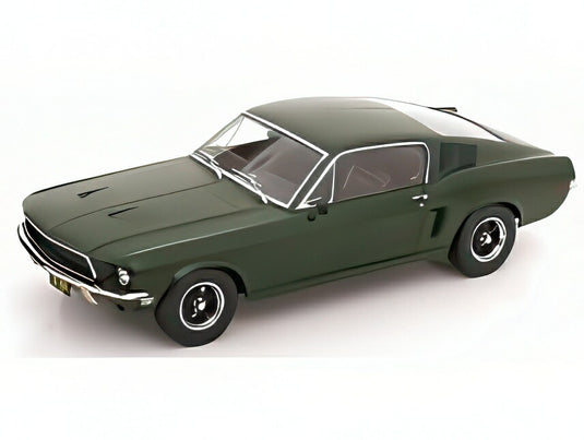 【予約】FORD USA MUSTANG FASTBACK ブリット劇中車 1968 フラットグリーン/ KK-SCALE 1/18 ミニカー