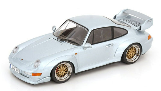 Porscheポルシェ 911 (993) GT2 BBS rims 1996 シルバー / KK-Scale 1/18 ミニカー