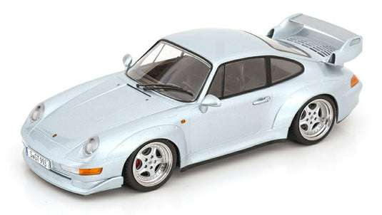 【予約】2026年以降発売予定ポルシェ 911 993 GT2 クーペ 1996 シルバー (スピードラインホイール) / KK-SCALE 1/18 ミニカー