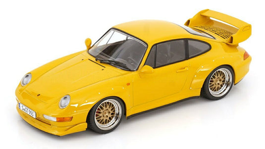 【予約】2026年以降発売予定ポルシェ 911 993 GT2 クーペ 1996 イエロー (BBSホイール) / KK-SCALE 1/18 ミニカー
