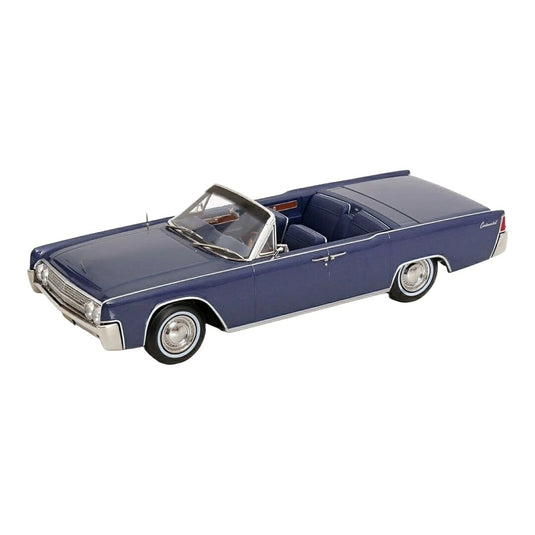 【予約】 リンカーン コンチネンタル コンバーチブル 1963 ブルー / KK Scale 1/18 ミニカー
