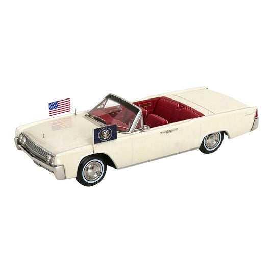 【予約】 リンカーン コンチネンタル コンバーチブル ジョン・F・ケネディ 1963 ホワイト / KK Scale 1/18 ミニカー
