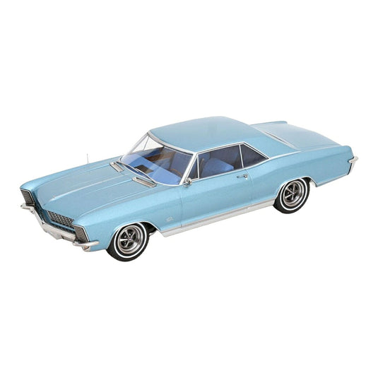 【予約】2026年発売予定 Buickビュイック Rivieraリビエラ 1965 ライトブルーメタリック 限定版 / KK-SCALE 1/18 ミニカー
