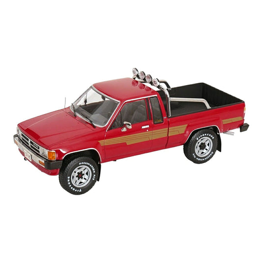 【予約】2026年発売予定 Toyotaトヨタ Hilux ハイラックス ピックアップトラック Xtra Cab 4x4 1985 レッド 限定版 / KK-SCALE 1/18 ミニカー トラック模型