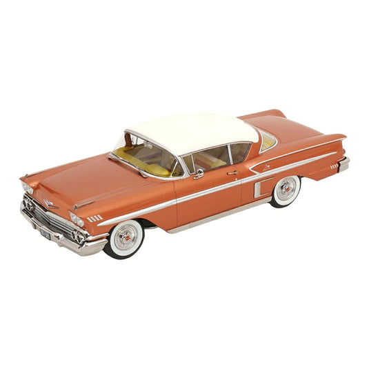 【予約】2026年発売予定 Chevroletシボレー Bel Air Impala インパラ クーペ 1958 カッパー ホワイト 限定生産 / KK-SCALE 1/18 ミニカー