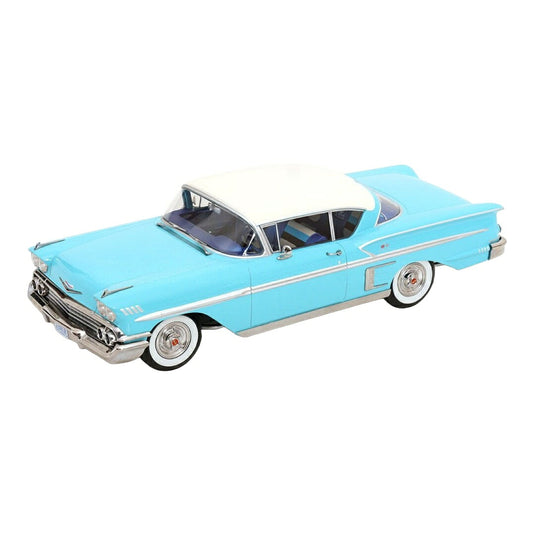 【予約】2026年発売予定 Chevroletシボレー Bel Air Impala Coupe 1958 ターコイズブルー ホワイト 限定版 / KK-SCALE 1/18 ミニカー