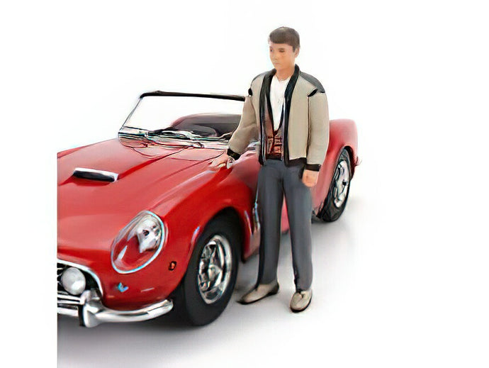 【予約】FIGURES - FERRIS STANDING FOR FERRARI 250GT SWB CALIFORNIA SPIDER USA VERSION HARD-TOP 1961 - BROWN GREY/KK-SCALE 1/18ミニカー