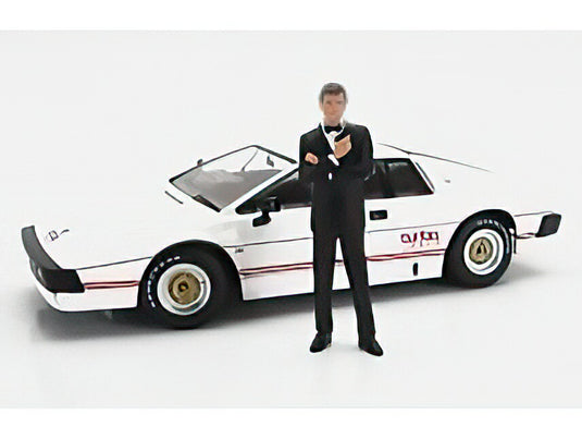 FIGURES MAN WITH GUN CAR NOT INCLUDED BLACK WHITE/KK-SCALE 1/18ミニカー