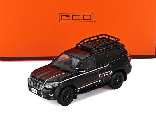 TOYOTAトヨタ ランドクルーザープラド 150 2021 マットブラック / GCD 1/64 ミニカー