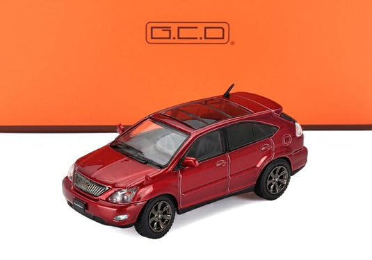 TOYOTAトヨタ ハリアー 2003 レッド / GCD 1/64 ミニカー