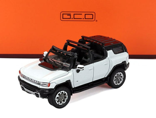 GMCジーエムシー ハマー EV 2022 ホワイト / GCD 1/64 ミニカー