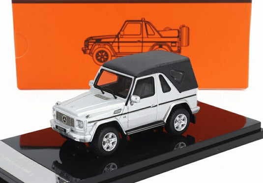 Mercedes Benzメルセデスベンツ Gクラス カブリオレ オープン (W463) アクセサリー付 2003 シルバー / GCD 1/64 ミニカー