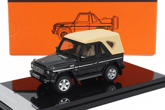 Mercedes Benzメルセデスベンツ Gクラス カブリオレ オープン (W463) アクセサリー付 2003 ブラック / GCD 1/64 ミニカー