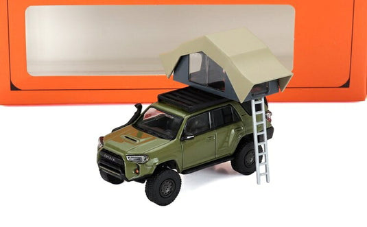 Toyotaトヨタ 4Runner4ランナー TRD PRO オーバーランド 2018 グリーン / GCD 1/64 ミニカー