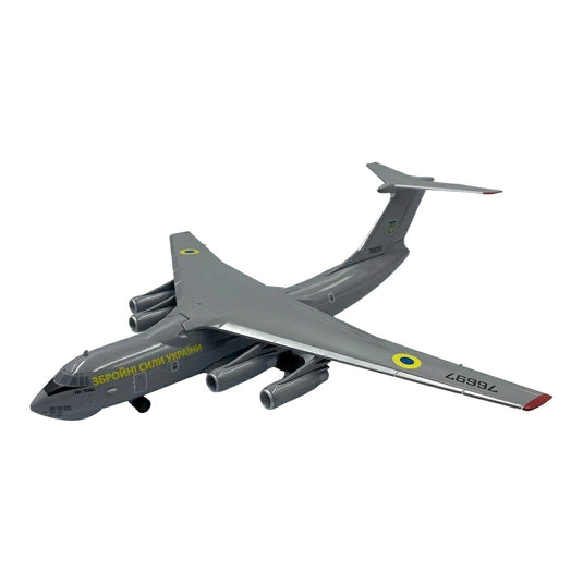 ウクライナ空軍 Ukrainian Air Force イリューシン IL-76 / KUM Models 1/200 飛行機模型 ミリタリー