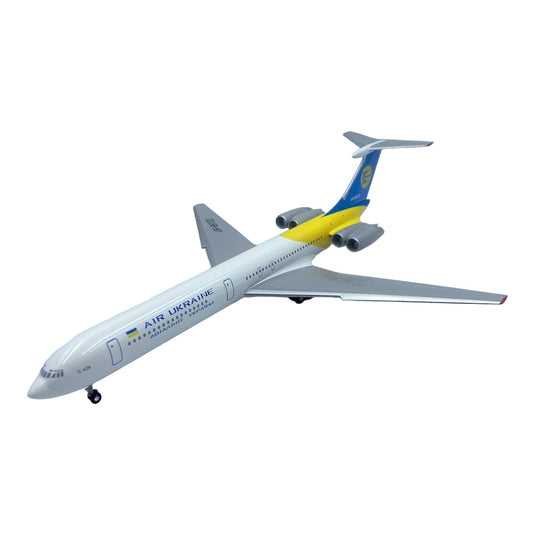 ウクライナ航空 Ukraine Airlines イリューシン IL-62 / KUM Models 1/200 飛行機模型 旅客機
