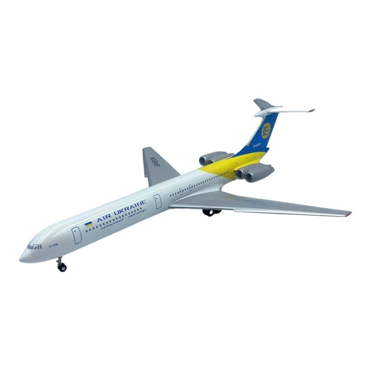 ウクライナ航空 Ukraine Airlines イリューシン IL-62 / KUM Models 1/200 飛行機模型 旅客機