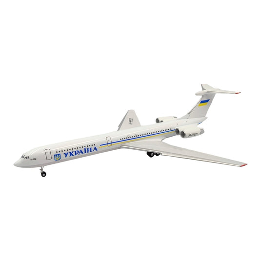ウクライナ政府 Ukraine Government イリューシン IL-62M / KUM Models 1/200 飛行機模型 ミリタリー