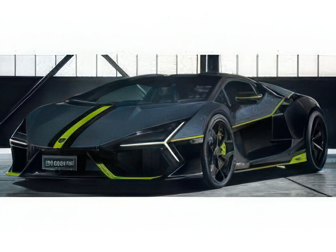 【予約】12月以降発売予定LAMBORGHINI レヴエルト ハイブリッド N 63 2023 ショーケース付き グリージョテレスト グレー ブラック グリーン/ MR-MODELS 1/18 49台限定ミニカー