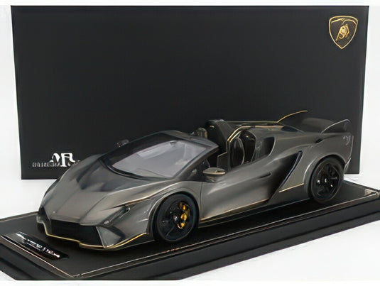 LAMBORGHINI AUTENTICA SPIDER 2024 GRIGIO TITANS GREY MET/MR-MODELS 1/18ミニカー