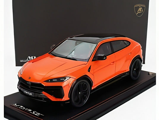 ランボルギーニ ウルス SE 2023 ショーケース付き アランチョ エゴン オレンジ ブラック/ MR-MODELS 1/18 49台限定ミニカー