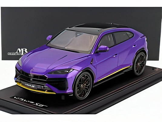 LAMBORGHINI ウルス SE 2023 ショーケース付 ヴィオラパシファエ パープル/ MR Collection 1/18 49台限定ミニカー