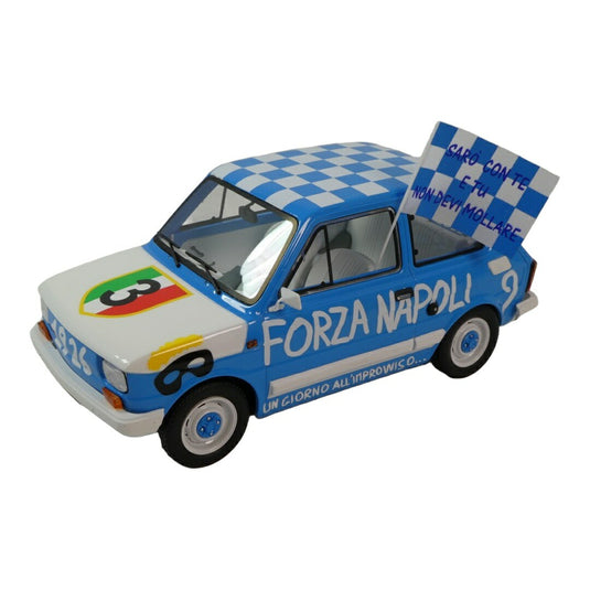 Fiatフィアット 126 Personal Forza Napoli仕様 ブルー/ホワイト